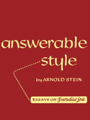 cover image of Answerable Style